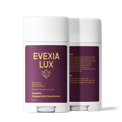 2 Pack Peptide Peppermint Deodorant