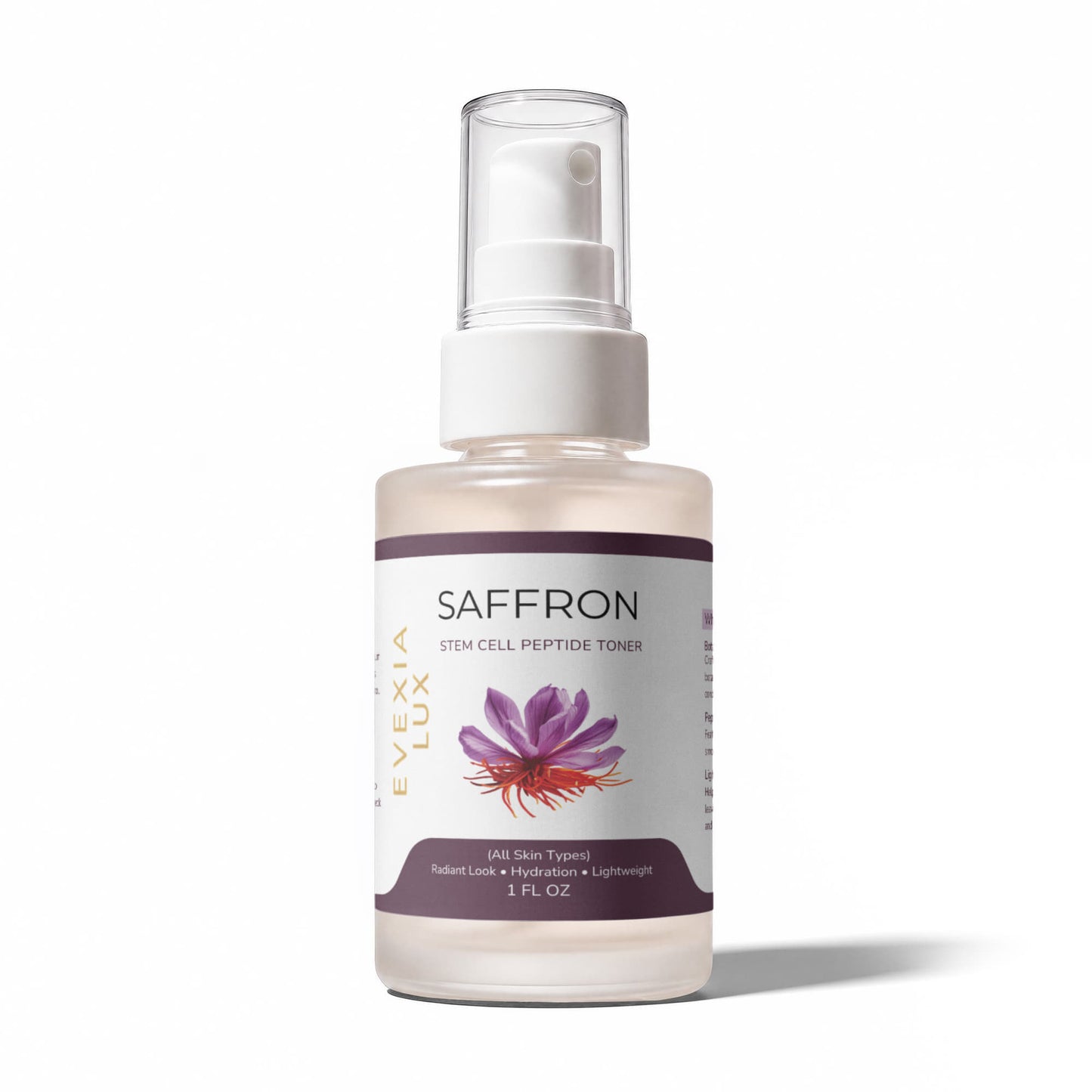 Saffron Stem Cell Peptide Toner